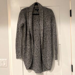 Black and White Speckled Cardigan